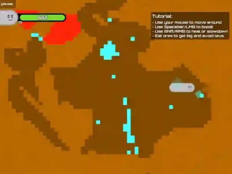 Xogo Digworm.io en liña