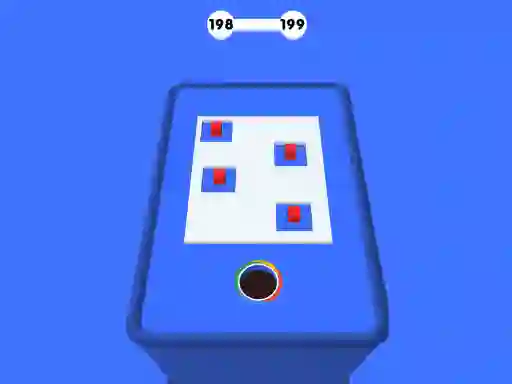 Xogo Hole 3d Color Block Game en liña