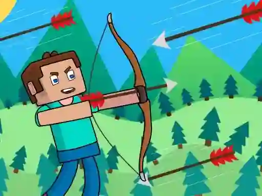 Xogo Noob Archer Monster Attack en liña