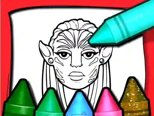 Xogo Avatar Coloring Book en liña