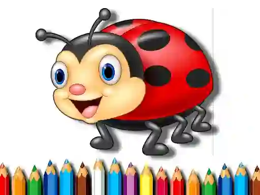 Xogo Ladybug Coloring Book en liña