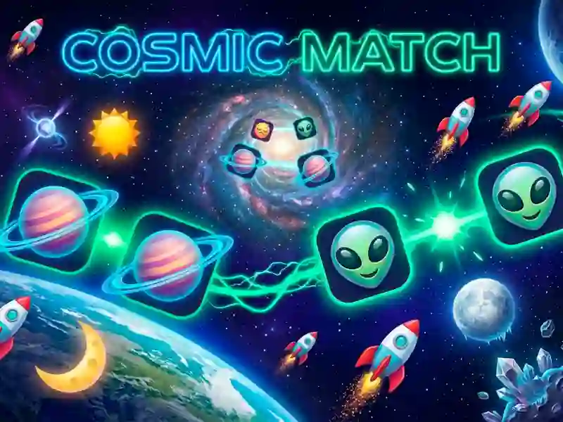 Xogo Cosmic Match en liña