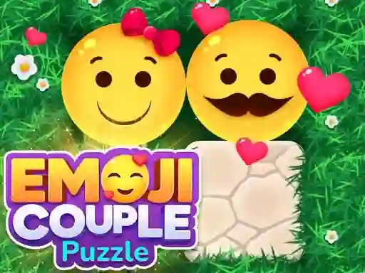 Xogo Emoji Couple Puzzle en liña