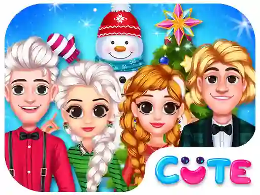 Xogo Frozen Princess Christmas Celebration en liña