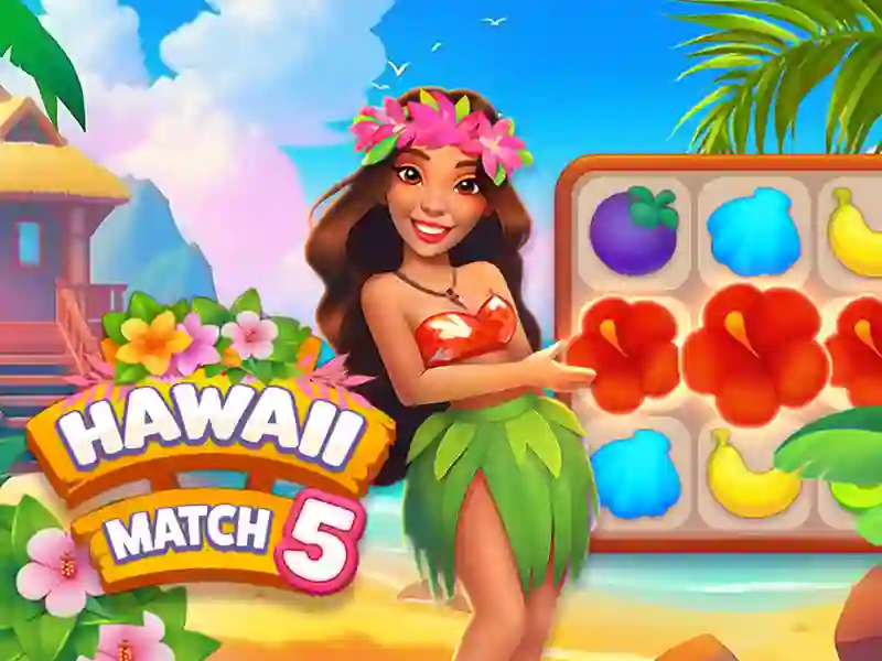 Xogo Hawaii Match 5 en liña