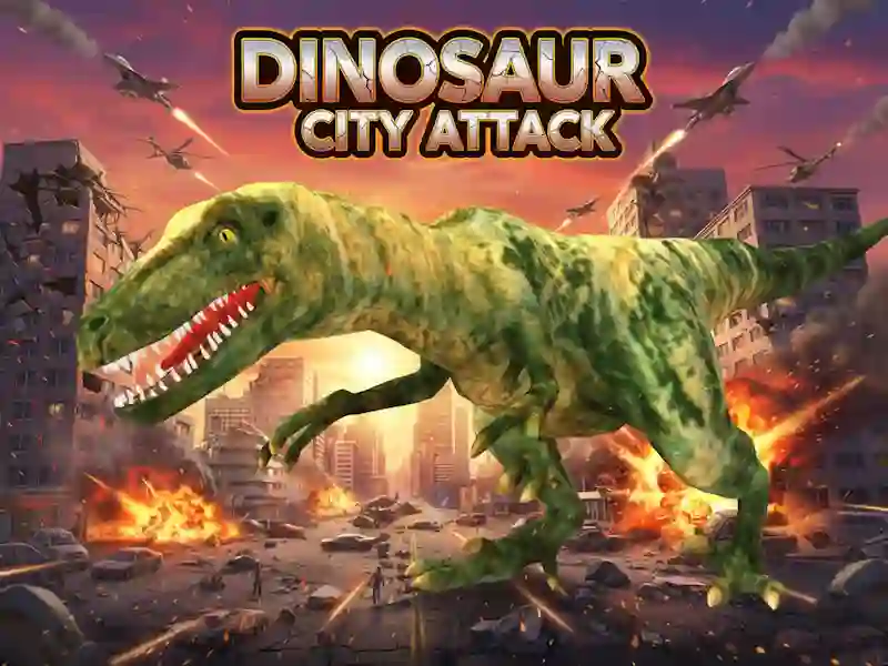 Xogo Dinosaur City Attack en liña