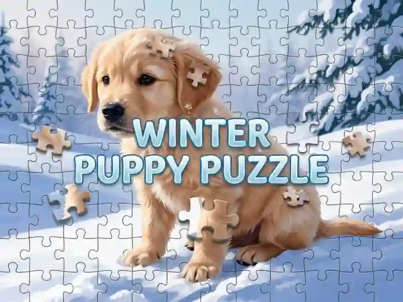 Xogo Winter Pets Puzzle en liña