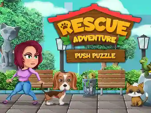 Xogo Rescue Adventure Push Puzzle en liña