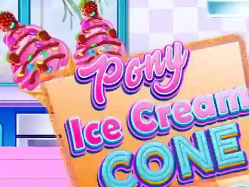 Xogo Pony Ice Cream Cone en liña