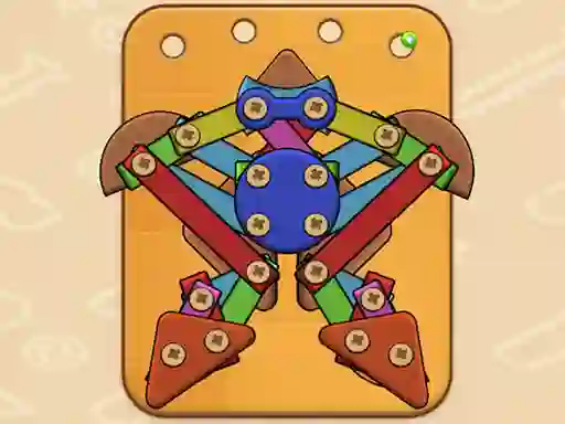 Xogo Wood & Screw Puzzle en liña