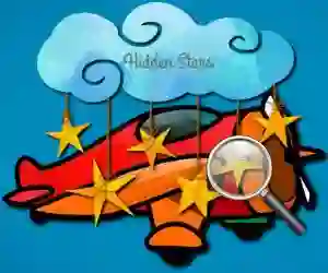 Xogo Airplains Hidden Stars en liña