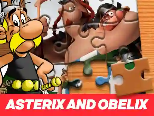 Xogo Asterix and Obelix Jigsaw Puzzle en liña