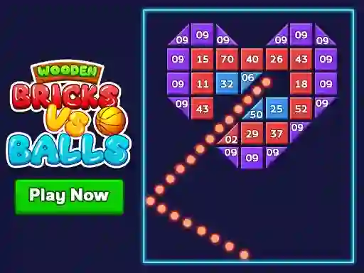 Xogo Wooden Bricks Vs Balls en liña