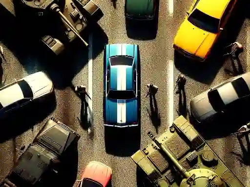 Xogo GTA Car Rush en liña