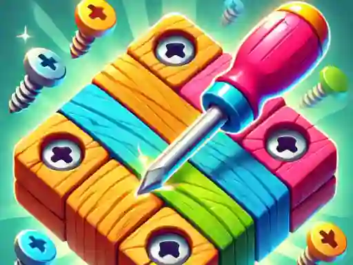Xogo Unscrew Wood Puzzle en liña