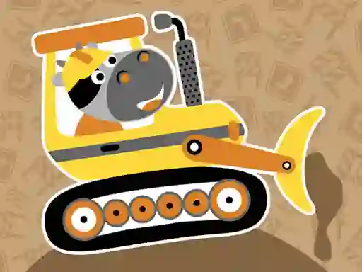 Xogo Construction Trucks Hidden en liña