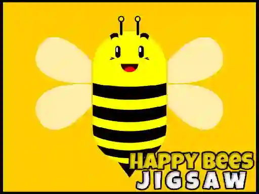 Xogo Happy Bees Jigsaw en liña