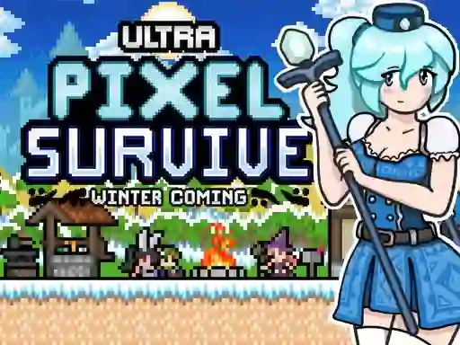 Xogo Ultra Pixel Survive Winter Coming en liña