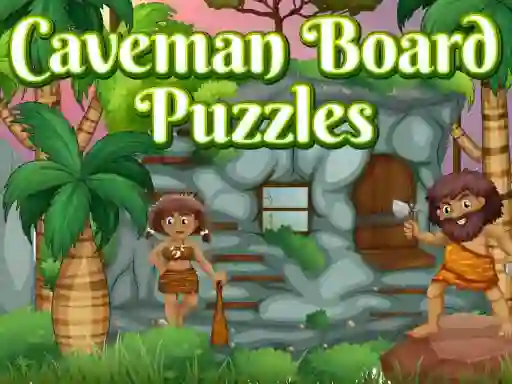 Xogo Caveman Board Puzzles en liña