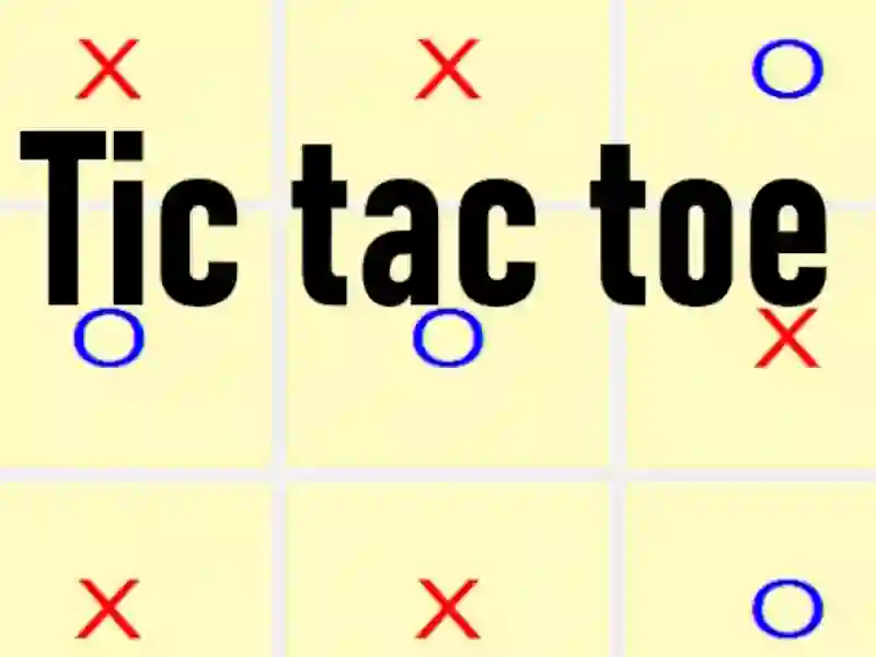 Xogo Tic tac toe en liña