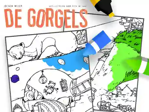 Xogo Coloring Gorgels en liña