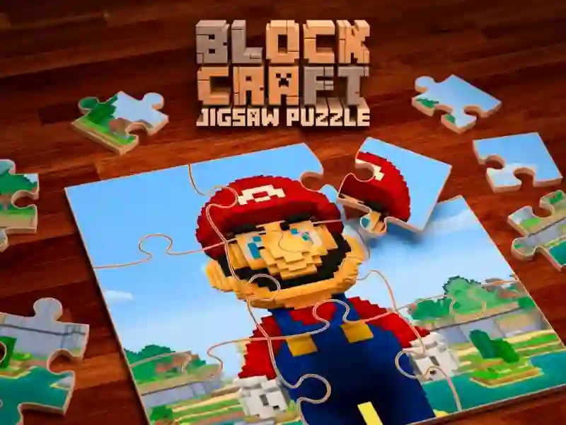 Xogo Block Craft Jigsaw Puzzle en liña