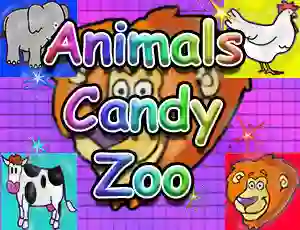 Xogo Animals Candy Zoo en liña