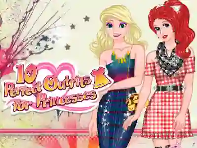 Xogo 10 Perfect Outfits for Princesses en liña