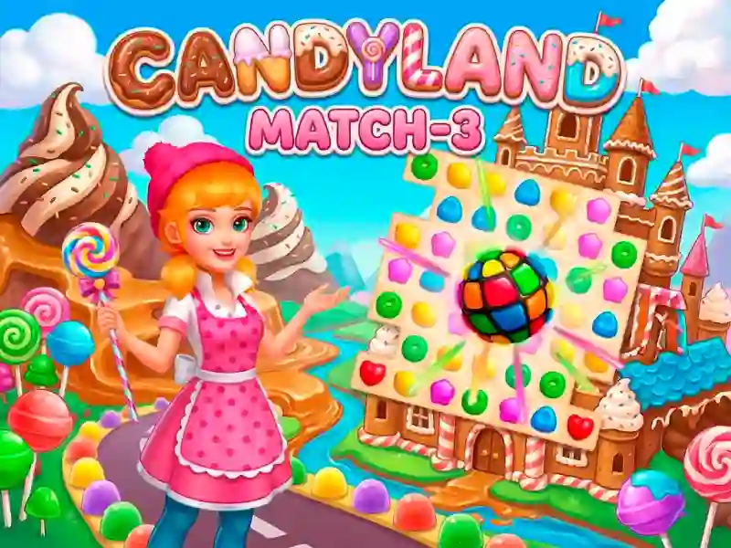 Xogo Candyland: Match-3 en liña