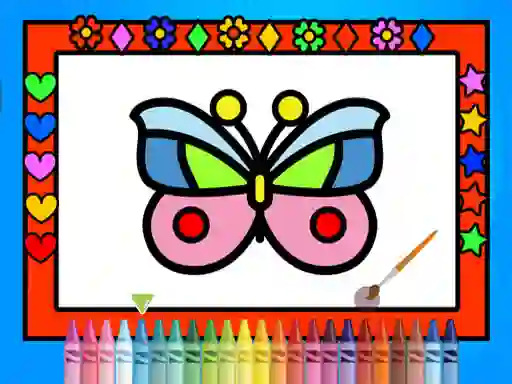 Xogo Color and Decorate Butterflies en liña