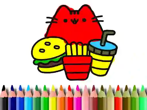 Xogo Back To School: Cute Cats Coloring en liña