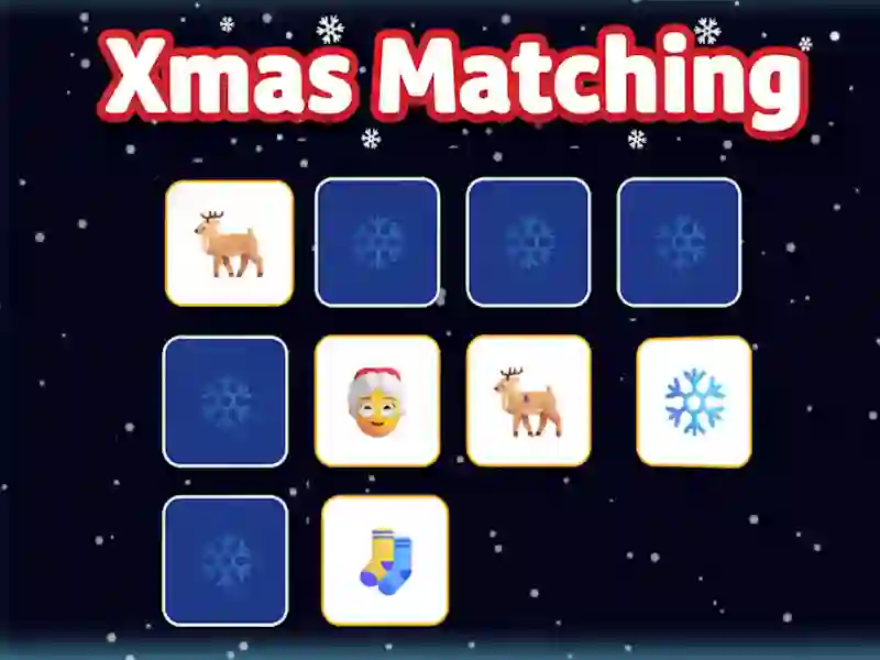 Xogo Xmas Matching en liña