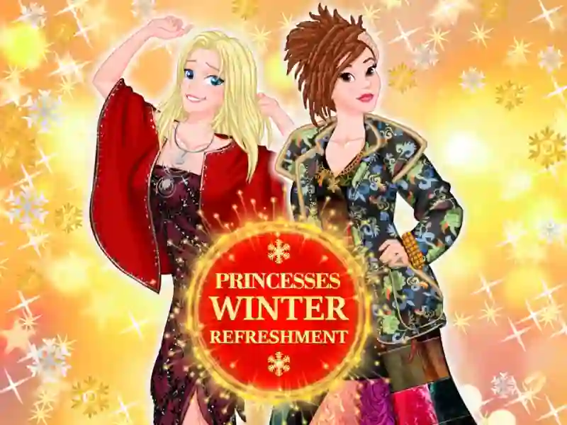 Xogo Princesses winter refreshment en liña