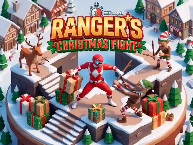 Xogo Power Rangers Christmas run en liña