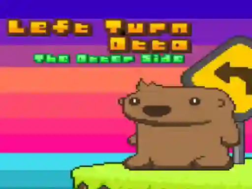 Xogo Left Turn Otto The Otter Side en liña