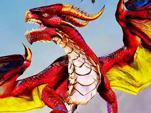 Xogo Flying Dragon City Attack en liña
