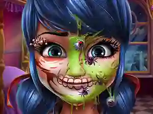 Xogo Dotted Girl Halloween Makeup en liña