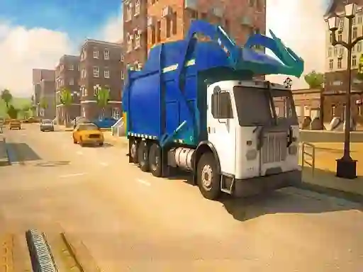 Xogo Road Garbage Dump Truck Driver en liña