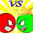 Xogo Red ball vs green king en liña