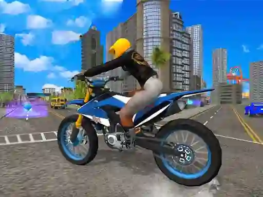 Xogo City Bike Stunt Racing en liña