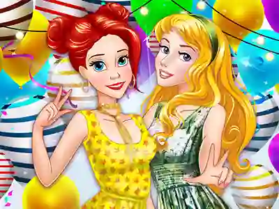 Xogo Best Party Outfits for Princesses en liña