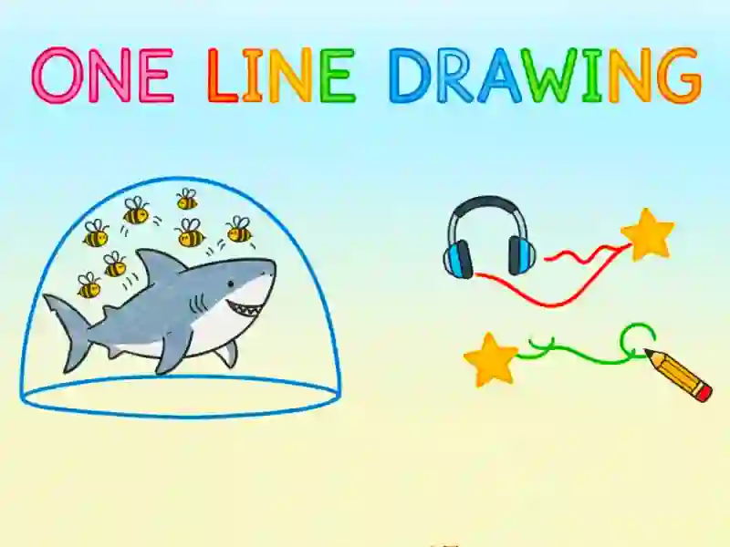Xogo One Line Drawing en liña