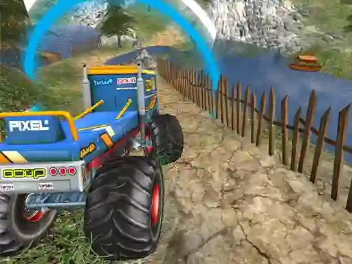 Xogo Monster Truck Offroad Driving Mountain en liña