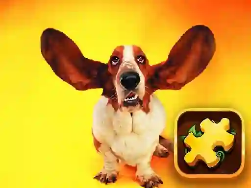 Xogo Funny Dogs Puzzle en liña