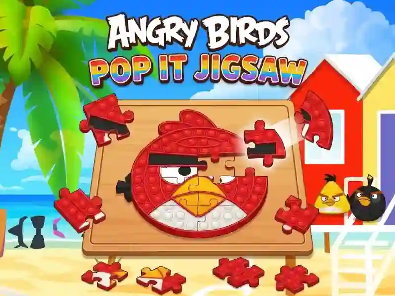 Xogo Angry Birds Pop It Jigsaw en liña