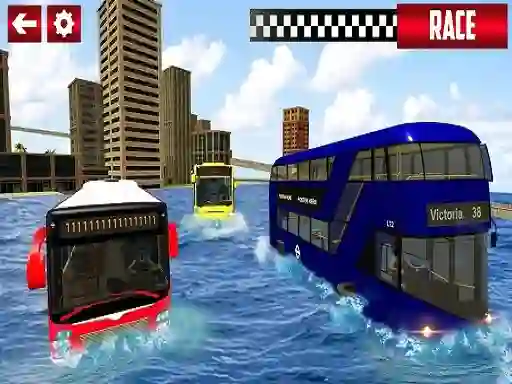 Xogo River Coach Bus Driving Simulator en liña