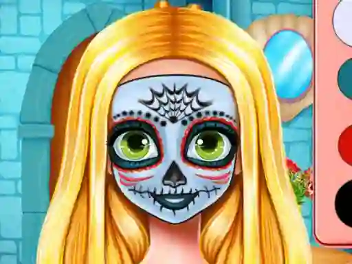Xogo Sister's Halloween Face Paint en liña