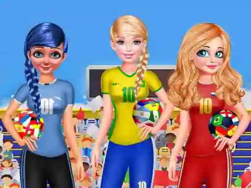 Xogo BFF Princess Vote For  FIFA 2018 Quarter Finals en liña