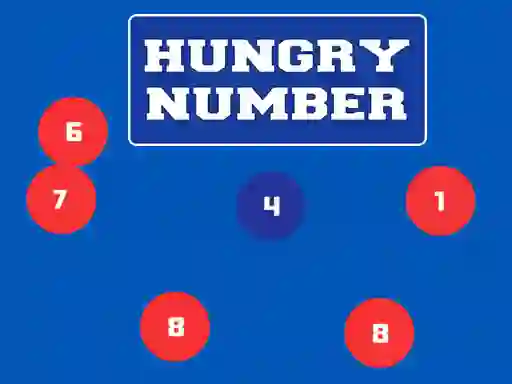 Xogo Hungry Number en liña