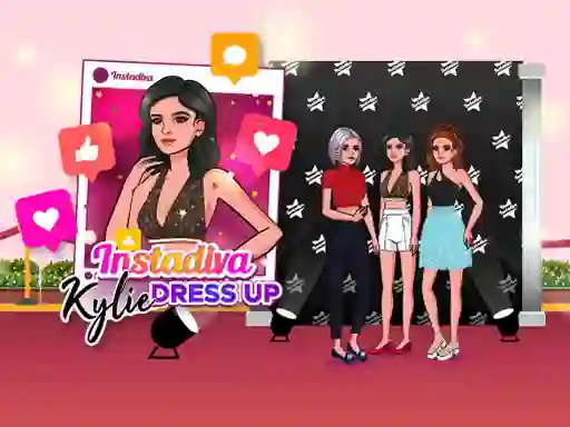 Xogo Instadiva Kylie Dress Up en liña